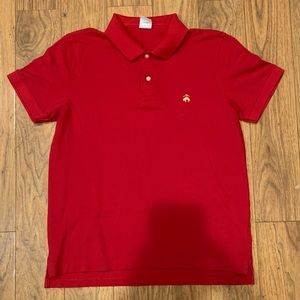 Brook Brother red polo shirt size large